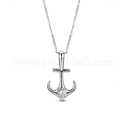 SHEGRACE Simple Elegant 925 Sterling Silver Necklace JN458A-1
