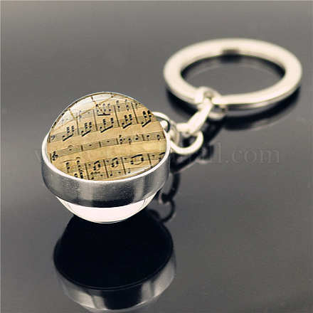 Porte-clés pendentif en alliage MUSI-PW0001-36G-1