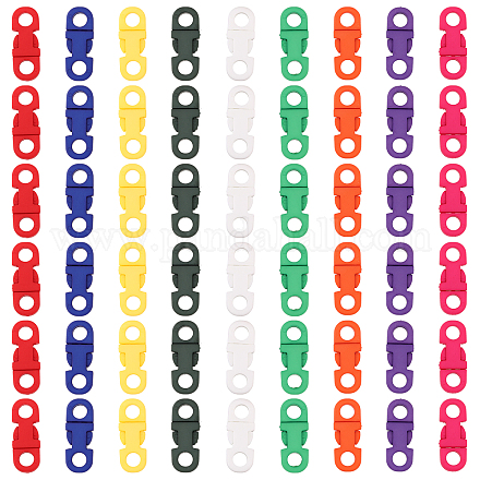 Chgcraft 54 pièces 9 couleurs boucles de dégagement latérales en plastique KY-CA0001-51-1