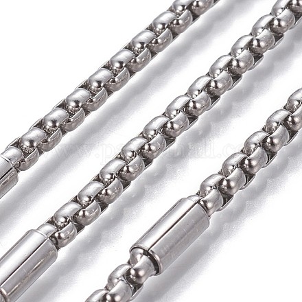304 Stainless Steel Box Chains CHS-P007-26P-1