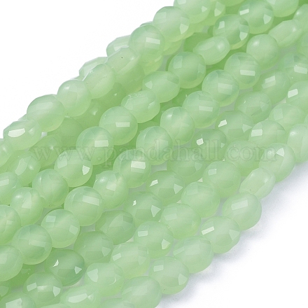 Chapelets de perles en verre imitation jade EGLA-J149-C-6mm-NC05-1