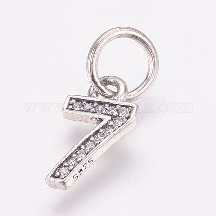 Thai 925 Sterling Silver Charms STER-G018-27A-1