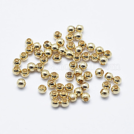 Perles en laiton KK-G331-52G-2mm-NF-1