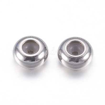 Perles en 304 acier inoxydable STAS-P194-01-7x3.5mm-1