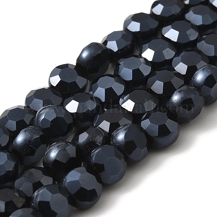 Electroplate Glass Beads Strands EGLA-D019-35-1