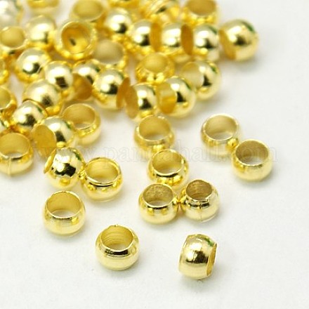 Зажимные бусины из латуни X-J0JMP012-1