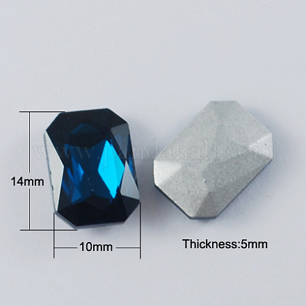 Diamante de imitación de la punta de cristal RGLA-Q005-10-1