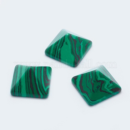 Synthetic Malachite Cabochons G-G759-Y02-1