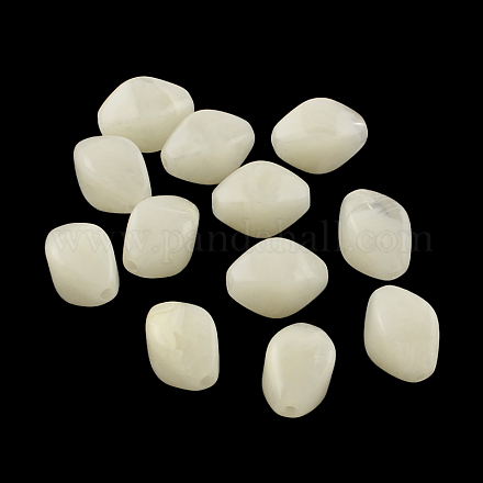 Bicone Imitation Gemstone Acrylic Beads OACR-R036-18-1