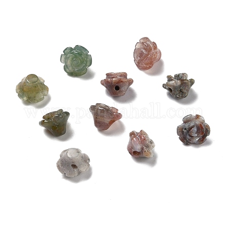 Perles d'agate indienne naturelle G-O156-A-09-1