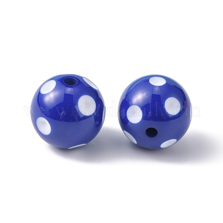 20MM Chunky Bubblegum Acrylic Round Beads X-SACR-S146-20mm-08-1