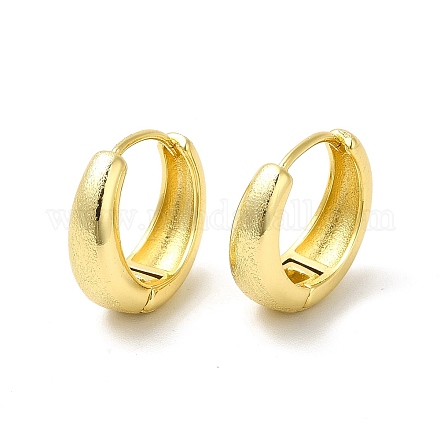 Толстые серьги-кольца из латуни с реечным покрытием для женщин EJEW-E270-19G-1