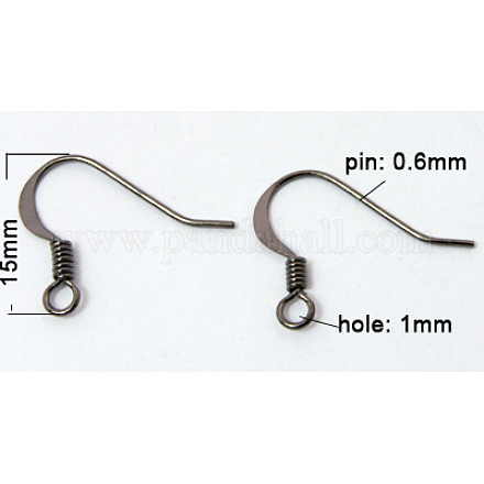 Brass Earring Hooks KK-Q265-1