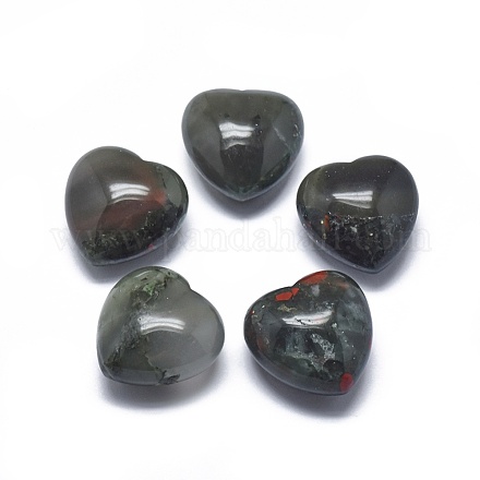 Perline di pietra di sangue naturale G-F649-D01-A-1
