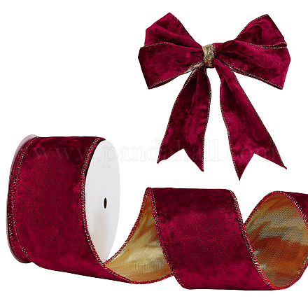 Ruban De Velours Pour Couture - Décoration Noël - Largeurs 10/19/25 Mm - 1 Ou 5 M