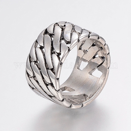 304 Stainless Steel Finger Rings RJEW-G091-13-21mm-1