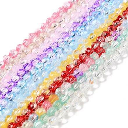 Transparent Glass Beads Strands GLAA-F114-02A-1