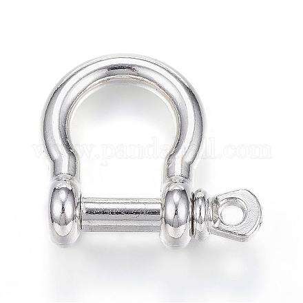 D-Ring-Ankerschäkel aus Aluminium PALLOY-P128-04P-1