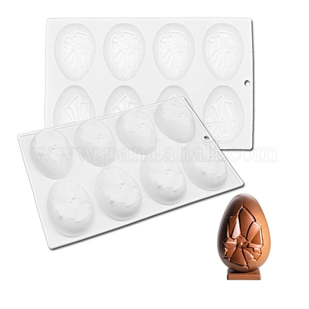 Moldes de silicona de calidad alimentaria para huevos sorpresa de media Pascua diy DIY-E060-03G-1