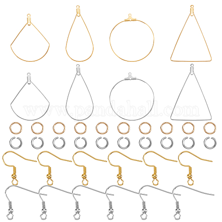 Unicraftale Big Wire Wrap Geometrie Bausatz für baumelnde Ohrringe DIY-UN0003-02-1