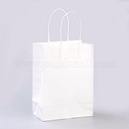 Natural Kraft Shopping Bags Ink Printed (Cub)