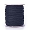 Nylon Braided Cord, Chinese Knotting Cord for Beading Jewelry Making Macrame Craft, Black, 1.5mm, about 140yards/roll