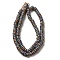Handmade Nepalese Lampwork Beads, Rondelle, Blue, 9~12x4~7mm, Hole: 1.2~4mm, about 105~118pcs/strand, 25.59~26.38 inch(65~67cm)