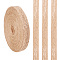 Burlap Fabric Ribbon, for Craft Making, Tan, 3/8 inch(10mm), about 10m/roll