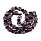 Handmade Lampwork Beads Strands, Fish with Evil Eye Pattern, Old Rose, 19~20x12.5x9mm, Hole: 0.8mm, about 25pcs/strand, 18.90 inch(48cm)
