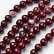 Chapelets de perles en jaspe rouge naturel G-D809--15-12mm-1