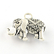 Elephant Tibetan Style Alloy Pendants TIBEP-R344-54AS-LF-1
