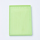 トレイプレート  ラインストーンドリルポイントプレート  黄緑  8.9x6.2x0.7cm X-DIY-WH0024-03-1
