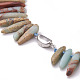 Colliers de perles graduées en jasper aqua naturel BJEW-L171-01A-3