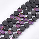 Electroplate Glass Beads Strands EGLA-S176-6A-2
