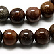 Chapelets de perles en mokaite naturel G-Q462-48-8mm-2