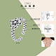 925 кольцо-манжета из таиландского серебра на палец RJEW-FF0011-03-11
