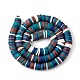 Handmade Polymer Clay Beads Strands CLAY-R089-8mm-T017-7