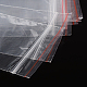 プラスチックジップロックバッグ  再封可能な包装袋  トップシール  セルフシールバッグ  長方形  透明  10x7cm  片側の厚さ：0.9ミル（0.023mm） OPP07-2