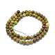 Chapelets de perles en opale jaune naturelle G-L552H-08A-3