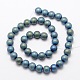 Chapelets de perles en hématite synthétique sans magnétiques G-R363-6mm-06-2