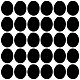 Fingerinspire 30шт акриловые плоские круглые фигурки дисплей базы KY-FG0001-13-1