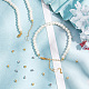 Arricraft 40pcs 2 couleurs perles à écraser en laiton KK-AR0003-14-5