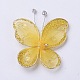 Decoración de mariposa de poliéster DIY-WH0018-03J-2