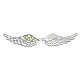 Wings Antique Silver Tone Alloy Enamel Big Pendants ENAM-N038-17A-1