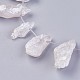 Chapelets de perles de cristal de quartz naturel électrolytique G-I201-A08-2
