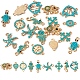 18Pcs 9 Styles Alloy Connector Charms FIND-TA0002-21-2