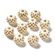 Lasergravierte Tartan-Perlen aus Holz WOOD-I011-01A-01-2