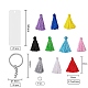Porte-clés cadre photo acrylique DIY-SZ0001-50P-4