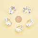 Pandahall Elite Acryl Diamant Edelsteine spitz zurück Cabochons GACR-PH0003-01C-3