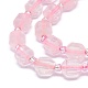Chapelets de perles en quartz rose naturel G-O201B-60A-2